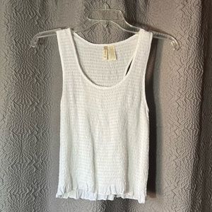 Japna White Crop Top Tee